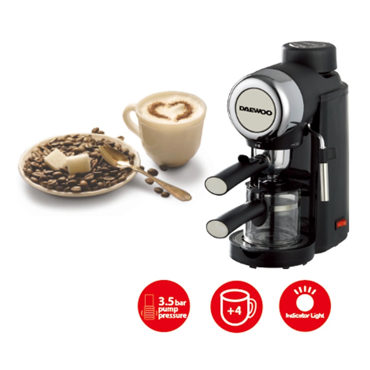 Picture of Daewoo | Espresso Maker | DES-4840