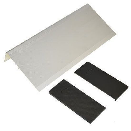 Picture of 200WS096 200WF Fascia 96" [2438mm] Length, Clear Satin Anodized