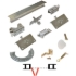 Picture of 20038722 200FS 2-Panel Hardware Set, 1-3/8" [35mm] Door, 72" 6/0 [1829mm] Track Length
