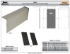 Picture of 200WS096 200WF Fascia 96" [2438mm] Length, Clear Satin Anodized