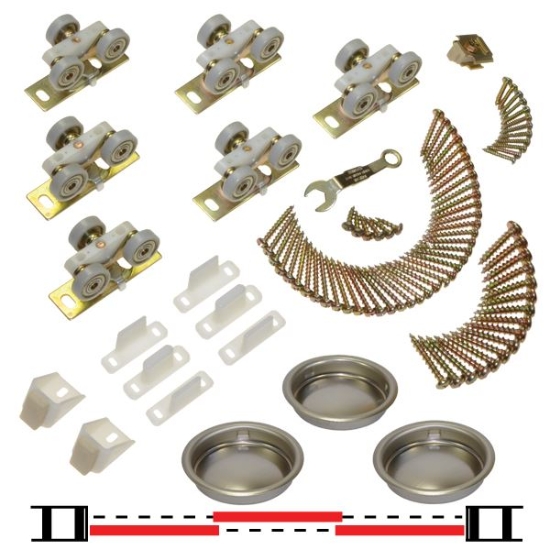 Picture of 10311013 100SD 3-Door Part Set