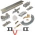 Picture of 200FD722 200FD 2-Panel Hardware Set, 72" 6/0 [1828mm] Track Length