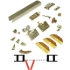 Picture of 100FS 2-Panel Side Mount Hardware Set, 1-3/4" [44mm] Door, 36" 3/0 [914mm] Track Length