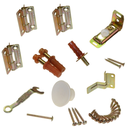 Picture of 18310005 1825 2-Panel Part Set, White Knob