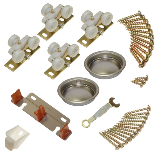 Picture of 13313402 134F 2-Door Part Set, Nylon Wheel Hanger