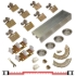 Picture of 134F 4-Door Side Mount Ball Bearing Hardware Set, 96" 8/0 [2438mm] Track Length