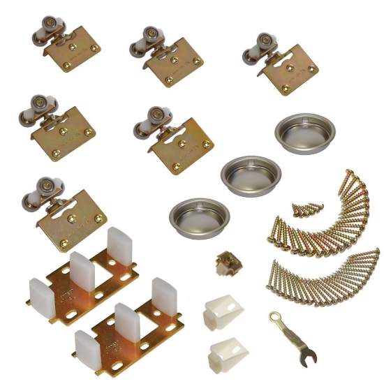 Picture of 13313843 138F 3-Door Side Mount Part Set, 1-3/8" [35mm] Door