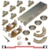 Picture of 138F964H 138F 4-Door Ball Bearing Hardware Set, 96" 8/0 [2438mm] Track Length