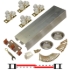Picture of 138F 36" 2-Door Hardware Set, Mill Grade Track, Nylon Wheel Hanger