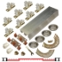 Picture of 138F964D 138F 4-Door Standard Wheel Hardware Set, 96" 8/0 [2438mm] Track Length
