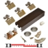 Picture of 138S602B 138F 2-Door Side Mount Ball Bearing Hardware Set, 60" 5/0 [1524mm] Bronze Track Length