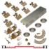 Picture of 138FS964 138F 4-Door Side Mount Ball Bearing Hardware Set, 96" 8/0 [2438mm] Track Length