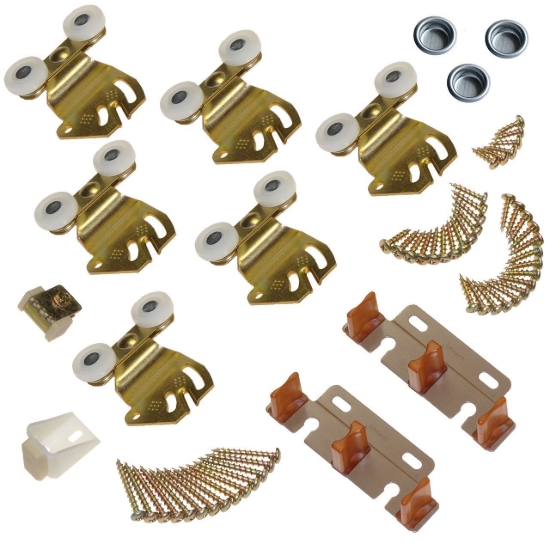 Picture of 22313853 2200F 3-Door Part Set, Twin Wheel Hanger