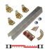 Picture of 2204F721 2204F 2-Door Hardware Set, 72" 6/0 [1829mm] Track Length