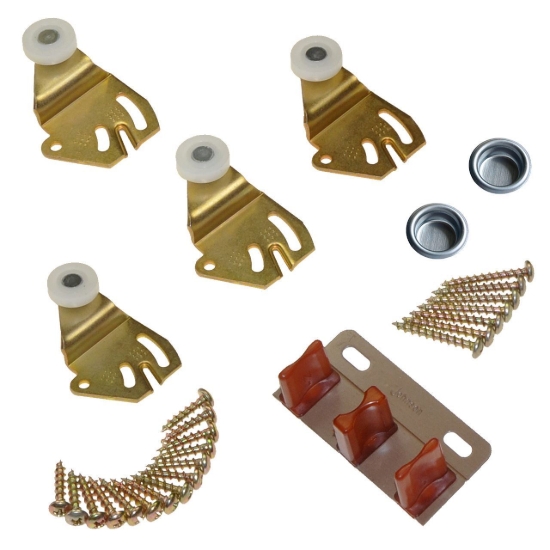 Picture of 22310402 2204F 2-Door Part Set, Single Wheel Hanger