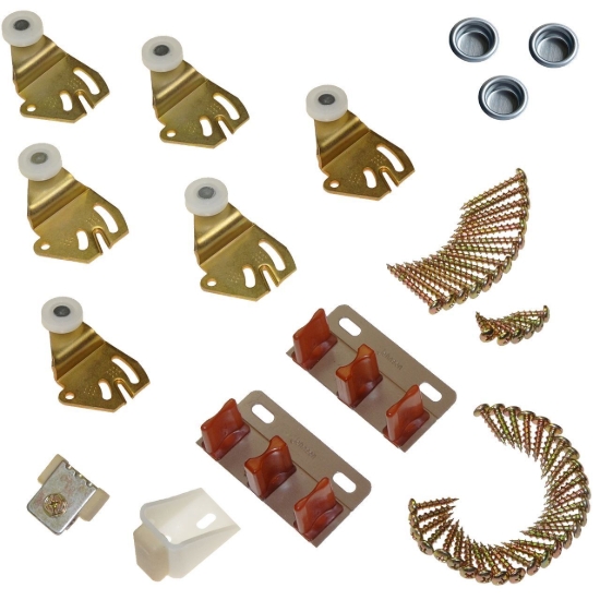 Picture of 22310403 2204F 3-Door Part Set, Single Wheel Hanger