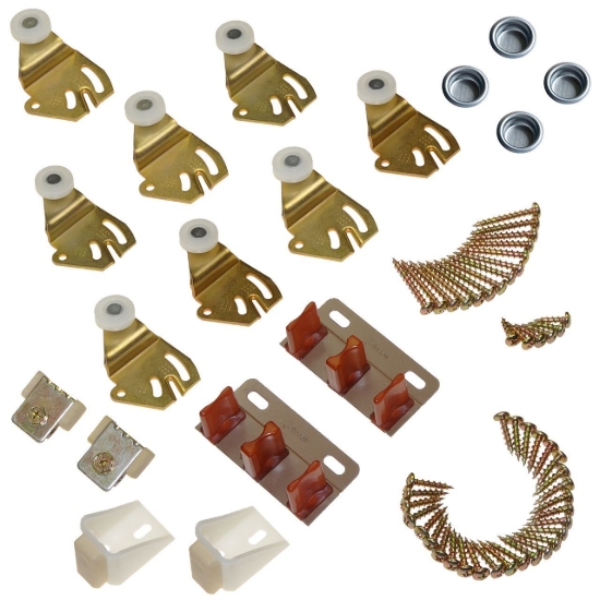 Picture of 22310404 2204F 4-Door Part Set, Single Wheel Hanger