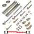 Picture of 100482SC 100SDSC 2-Door Soft Operating Sliding Bypass Hardware Set, 48" 4/0 [1219mm] x 2 Track Length