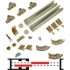 Picture of 100BP 48" (1-3/8") x 2-Door Bypass Pocket Door Hardware Set