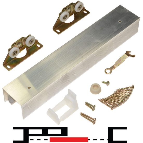 Picture of 2800F961 2800F 1-Door Hardware Set, 96" Track