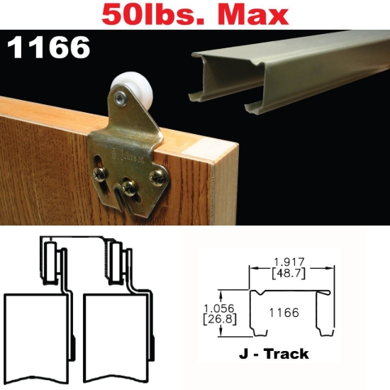 Picture of 1166 / 1138 Sliding Bypass Door Hardware