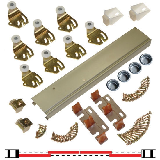 Picture of 1166 24" 4-Door Hardware Set