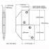 Picture of 1602ZCWH 1602 Casing Clearance Hinge