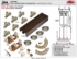 Picture of 138F964B 138F 4-Door Hardware Set, Ball Bearing Hanger, 96" 8/0 [2438mm] Bronze Track Length