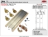 Picture of 22226014 2222 2-Door Hardware Set, 59" 4/11 [1499mm] Track Length