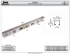Picture of 170A4-72 170A 4-Panel Track 72" [1829mm] Length