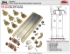 Picture of 22229614 2222 4-Door Hardware Set, 94" 7/10 [2388mm] Track Length