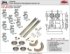Picture of 111SM 96" [2438mm] Track, 1-3/8" [35mm] 4-Door Side Mount Hardware Set