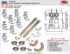 Picture of 11S96418 111SM 4-Door Side Mount Hardware Set, 1-1/8" [29mm] Door, 96" 8/0 [2438mm] x 2 Track Length