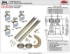 Picture of 11S48238 111SM 2-Door Side Mount Hardware Set, 1-3/8" (35mm) Door, 48" 4/0 [1219mm] x 2 Track Length