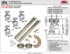 Picture of 11S48218 111SM 2-Door Side Mount Hardware Set, 1-1/8" (29mm) Door, 48" 4/0 [1219mm] x 2 Track Length