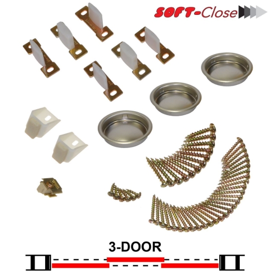 Picture of 1031SC03 3-Door Soft-Close Part Set