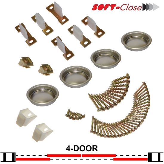 Picture of 1031SC04 4-Door Soft-Close Part Set