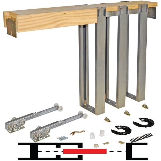Picture of 1564070S 1560SC 48" x 84" Soft-Close Pocket Door Frame