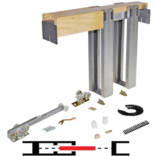Picture of 152068SC 1500SC Series 24" x 80" Single Direction Soft-Close Pocket Door Frame