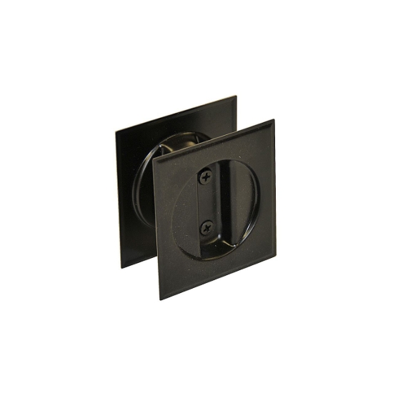 Picture of 122BLK 1-3/8" Pocket Door Dummy Pull Set