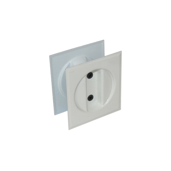 Picture of 135WHT 1-3/4" Pocket Door Dummy Pull Set