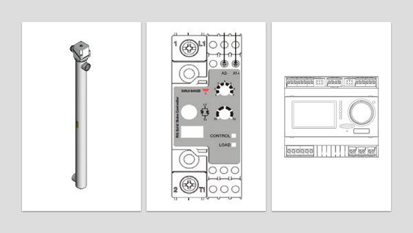 Picture of Doorstroomverwarmer schakelkast regelbaar vermogen