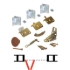 Picture of 17313401 1700FS 2-Panel Part Set, 3/4" [19mm] Door