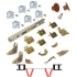 Picture of 1700FS 12" 4-Panel Side Mount Hardware Set, 3/4" [19mm] Door