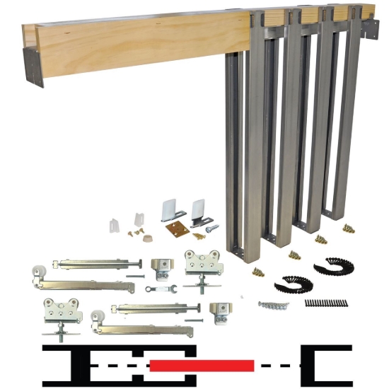 Picture of 205080SC 2000SC Series 60" x 96" Soft-Close Pocket Door Frame