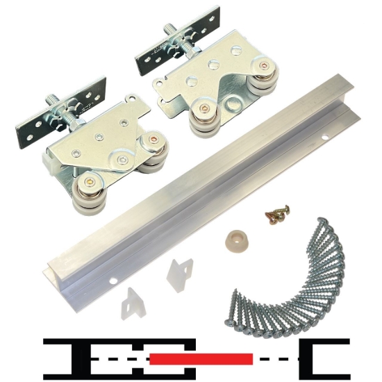 Picture of 200721DR 200PD 1-Door Hardware Set, 72" Track