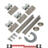 Picture of 20060234 200SM 2-Door Side Mount Hardware Set, 1-3/4" [44mm] Door, 60" 5/0 [1524mm] x 2 Track Length