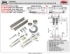 Picture of 200482DS 200SDSC 2-Door Soft Operating Hardware Set, 48" 4/0 [1219mm] x 2 Track Length