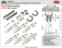 Picture of 200963DS 200SDSC 3-Door Soft Operating Hardware Set, 96" 8/0 [2438mm] x 2 Track Length