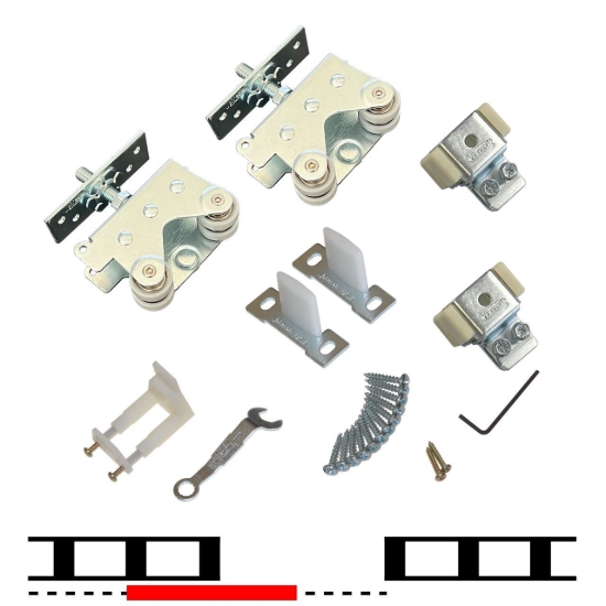 Picture of 20312011 1-Door 200WM/200WF Part Set